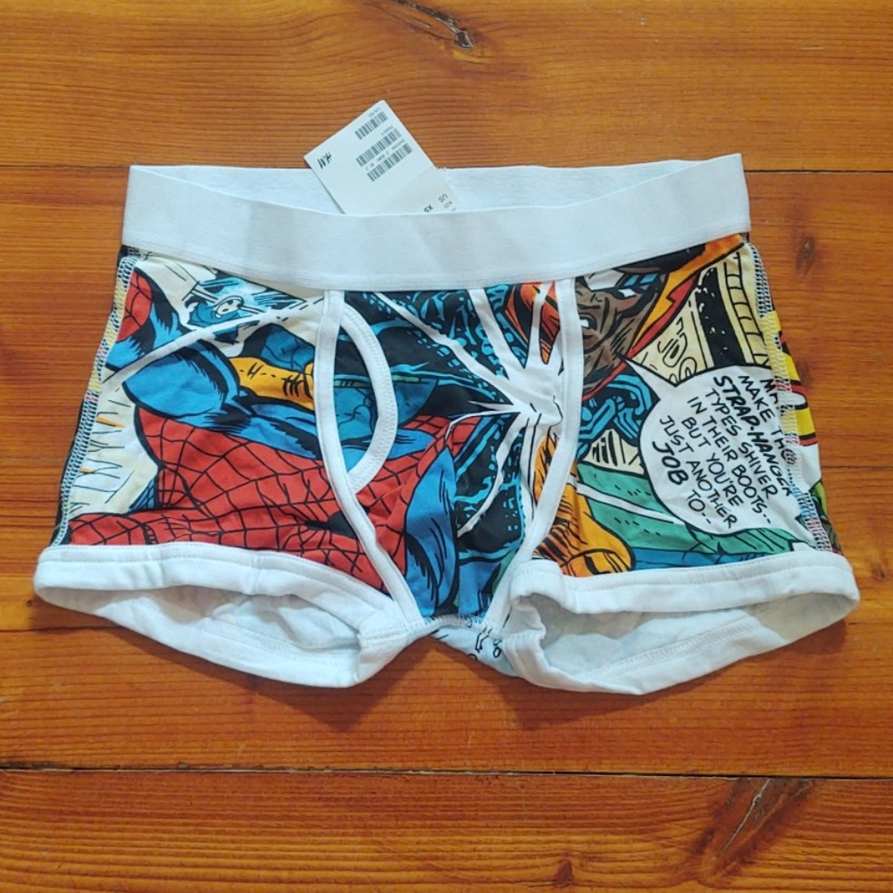 Spiderman comic boxer briefs xs,s